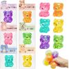 Bear-shaped stress relief toy textured maltose venting toy for kids party birthday holiday gift