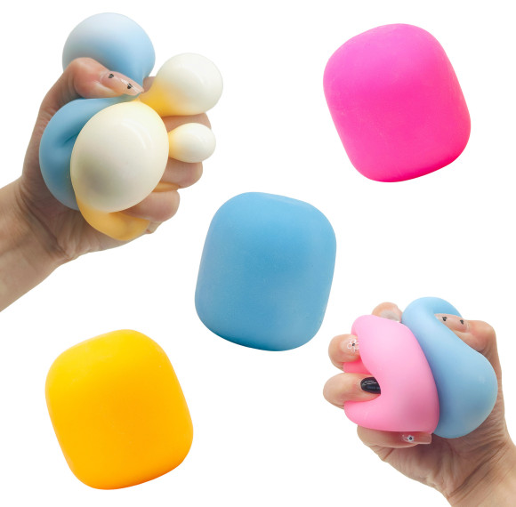 Malleable stress ball stress reduction stress relief children's and adult toys gifts