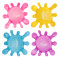Gummy Water splashes  Virus Sugar Maltose Stress Ball Toy Designs Anxiety Relief Focus Toy
