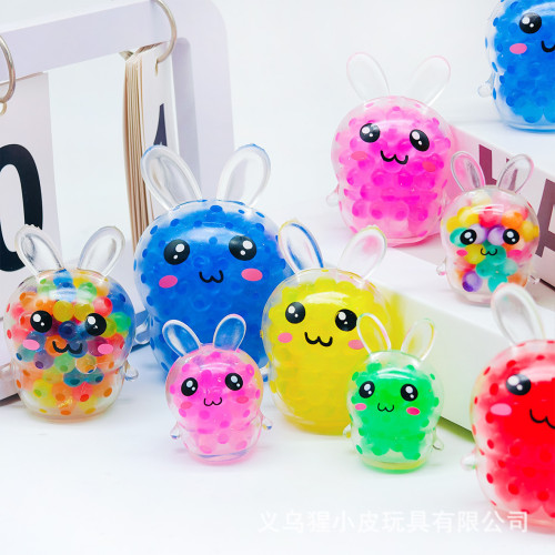 Rabbit-shaped water-absorbing stress ball beads pressure-reducing relief toys party gift