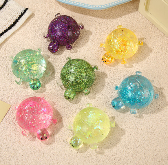 Turtle Stress Balls for Adults Stretchy Fidget Toy Fake Sea Animal Squeeze Balls  Party Gift ADHD