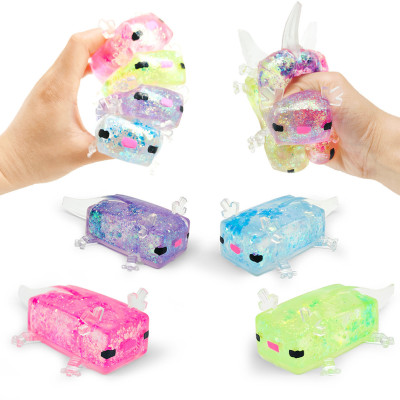 Salamander Stress Balls for Adults Stretchy Fidget Toy Fake Sea Animal Squeeze Balls Gift fit ADHD