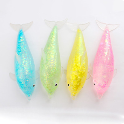 Soft Dolphin maltose Stress Balls Squishy Toys for Kids Fidget Toy fit for ADHD