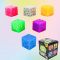 Nightlight QR code pixel square solid relief toy for children and adults as a gift