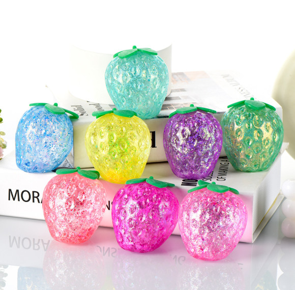 Soft Strawberry maltose Stress Balls Squishy Toys for Kids Fidget Toy fit for ADHD