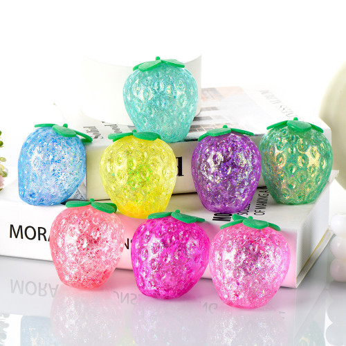 Soft Strawberry maltose Stress Balls Squishy Toys for Kids Fidget Toy fit for ADHD