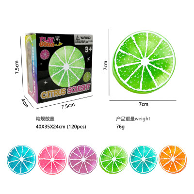 Citrus souishy mochi Stress Balls Squishy Toys for Kids Fidget Toy fit for ADHD