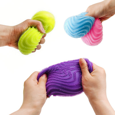 Burr Flour  Balls Squishy Toys for Kids Fidget Toy fit for ADHD