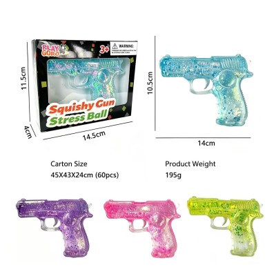 Glitter Sauishy Gun stress reduction stress relief children's and adult toys gifts
