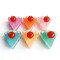Cake Slice Squishy Toys for Kids Glow-in-The-Dark Fidget Toys for ADHD Anxiety Relief