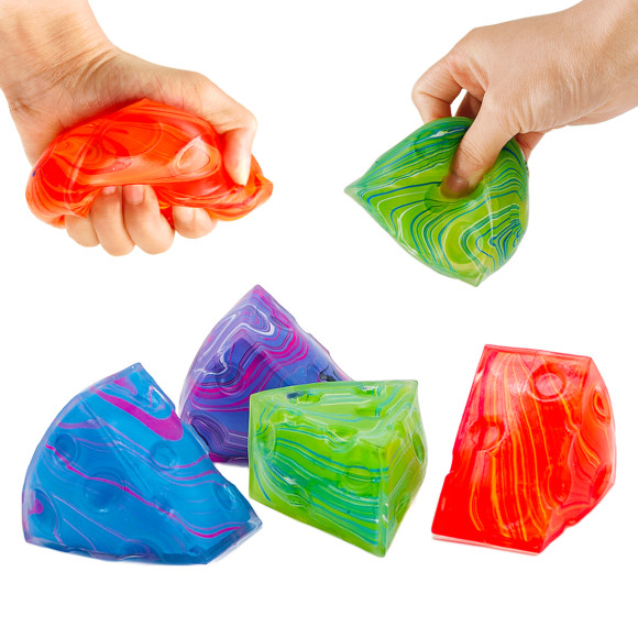Flowing patterns | Cheese stress toys | fidget toys | stress relief toys | children's adult gifts