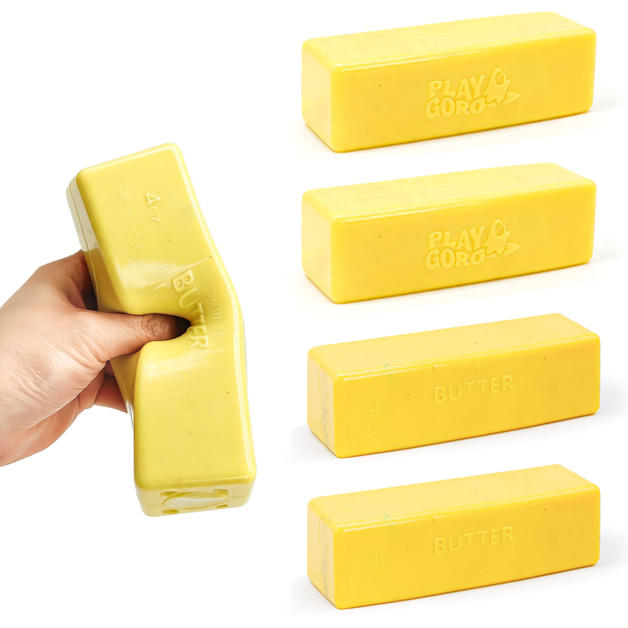 Butter stick stress toys