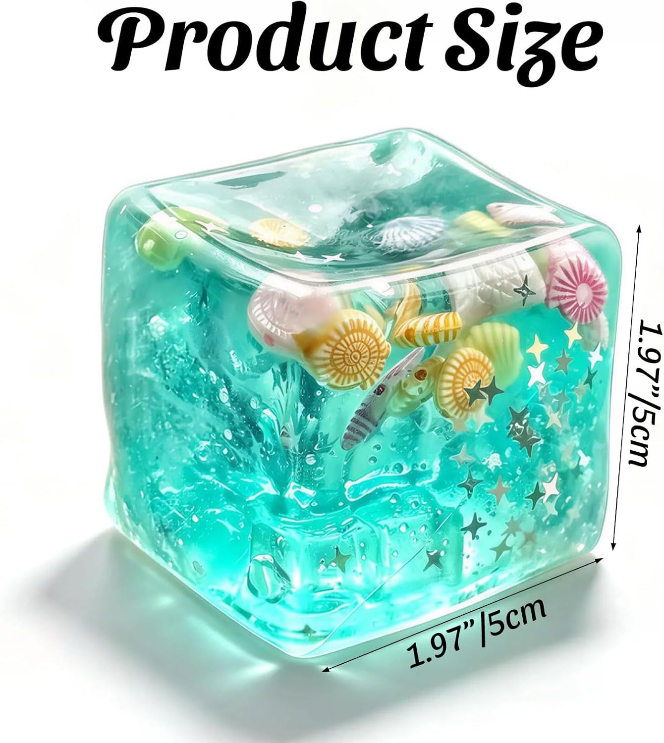 Ocean Shells Ice Stress cube stress toys