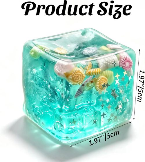 Ocean Shells Ice  patterns |  Stress  Cube toys | stress relief toys | children's adult gifts