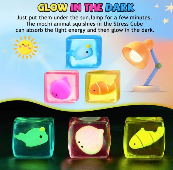 Glow in The Dark Sensory Toys | Stress Cube toys | stress relief toys | children's adult gifts