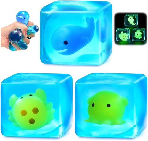 Glow in The Dark Sensory Toys | Stress  Cube toys | stress relief toys | children's adult gifts