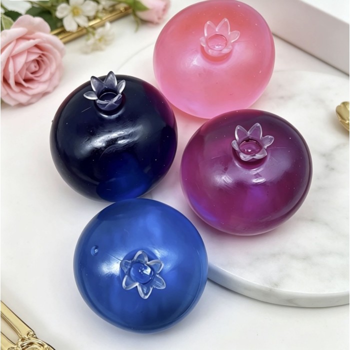 Single blueberry shape |  Stress  ball toys |maltose fidget toys | stress relief toys | children's adult gifts