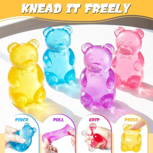 Gummy Squeeze Bear Fidget Toys |  Stress  ball toys |stress relief toys | children's adult gifts