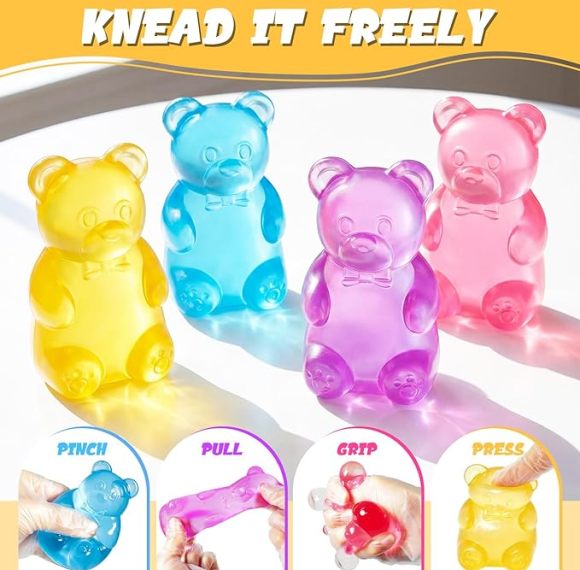 Gummy Squeeze Bear Fidget Toys | Stress ball toys |stress relief toys | children's adult gifts