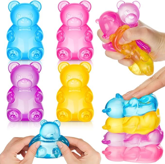  Gummy Squeeze Bear Fidget Toys