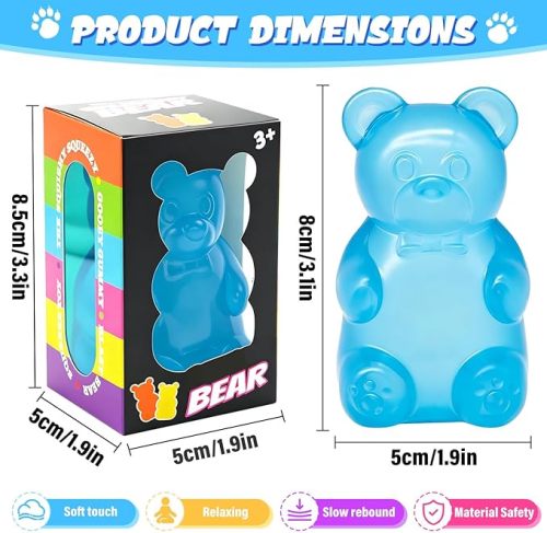 Gummy Squeeze Bear Fidget Toys |  Stress  ball toys |stress relief toys | children's adult gifts