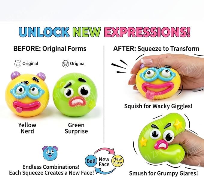 Funny Face Squishy toy