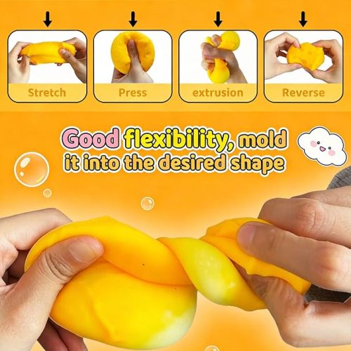 Cheese Squishy 6、10 cm | Stress cube toys |stress relief toys | children's adult gifts