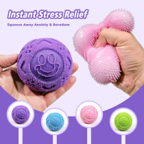Smiley Pom-pom |  Stress  ball toys |stress relief toys | children's adult gifts