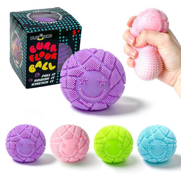 Smiley Fuzzy Ball |Stress  ball toys|stress relief toys