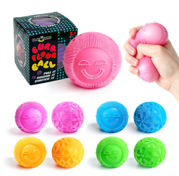 Smiley Fuzzy Ball |Stress  ball toys|stress relief toys