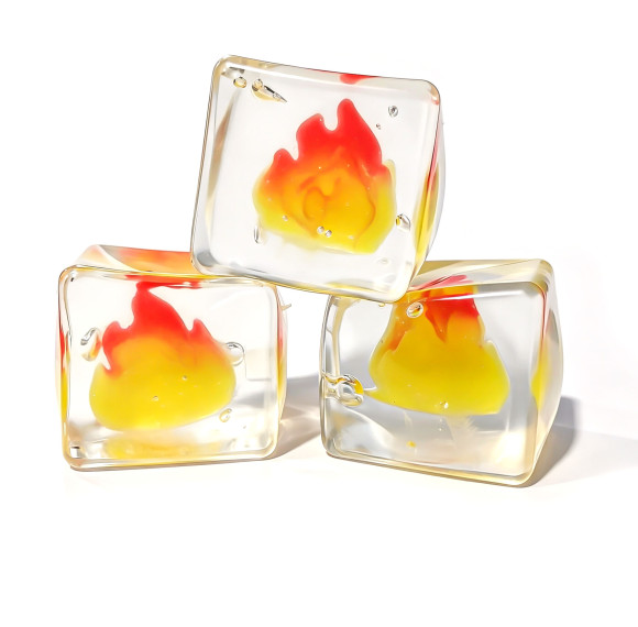 Flame Cube Squishy |Stress  ball toys|stress relief toys