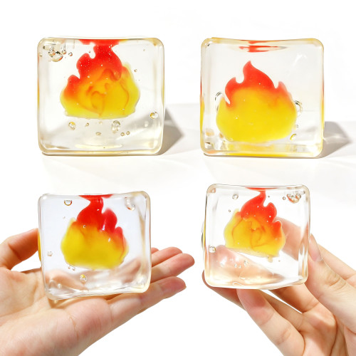 Flame Cube Squishy |Stress  ball toys|stress relief toys