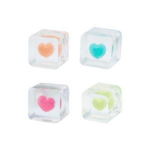 Valentine Heart Ice Cube Squishy Toy |Stress  ball toys|stress relief toys