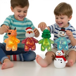 Christmas Glitter Squishy Toy Perfect Holiday Gift |Stress ball toys|stress relief toys