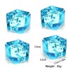 Glow-in-the-dark snowflake cube |Stress  ball toys|stress relief toys