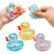 Heart Glitter Rubber Duck Squishy Fidget Toy|Stress ball toys|stress relief toys