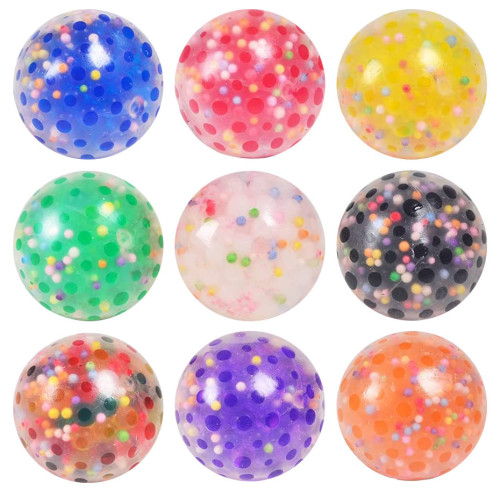 TPR Colorful Bead Stress Ball|  Stresss ball toys|stress relief toys