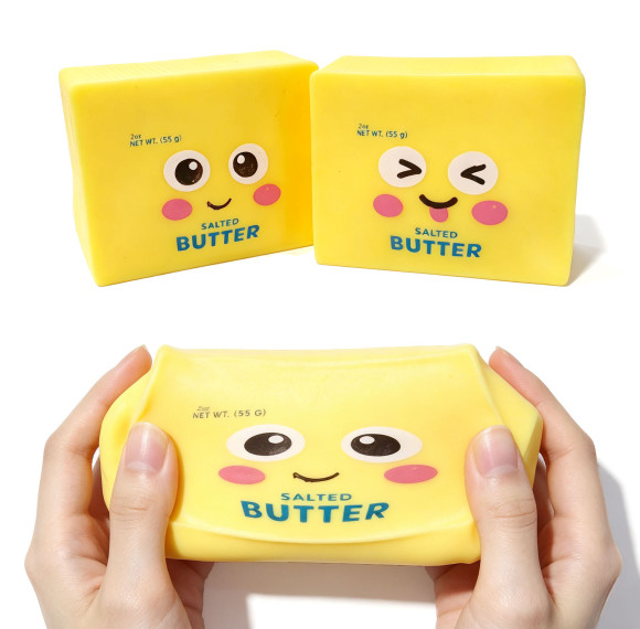 Slow‑rise Flour Butter Block Squishy | Stresss ball toys|stress relief toys
