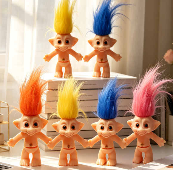Classic troll dolls|Custom neon trolls|Wholesale lucky figures