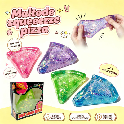 Glitter Pizza Squishy | Stresss ball toys|stress relief toys