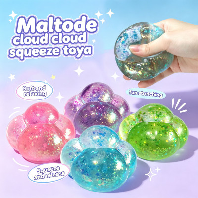 Glitter Cloud Squishy | Stresss ball toys|stress relief toys