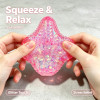 Glitter Maltose Corn Squishy, TPR Stress Relief Fidget Toy