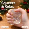 Christmas TPR Squishy Toys, Santa Snowman Fidget Gifts