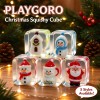 Christmas TPR Squishy Toys, Santa Snowman Fidget Gifts