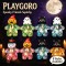 Halloween Glitter Figure Squishies, TPR Stress Relief Fidget Toys