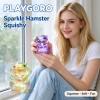 Cute Capybara Maltose Squishy, Glitter Stress Relief Squeeze Toy