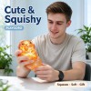Cute Capybara Maltose Squishy, Glitter Stress Relief Squeeze Toy
