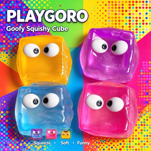 Big Mouth Maltose Squishy Cube, Sensory Squeeze Toy