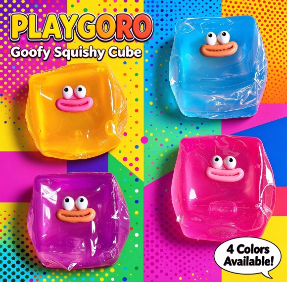 Big Mouth Maltose Squishy Cube, Sensory Squeeze Toy