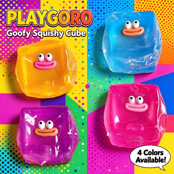 Big Mouth Maltose Squishy Cube, Sensory Squeeze Toy